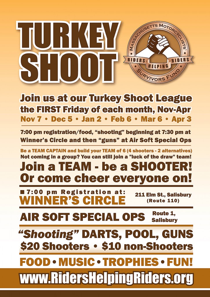 Past Event: 2014 - 2015 Fourth Annual Turkey Shoot League - Riders ...